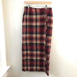 Vintage Eddie Bauer wool blanket wrap skirt. Rare!